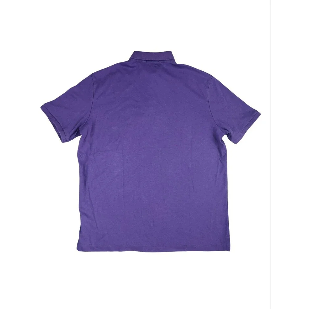 Polo Ralph Lauren Classic Fit Purple Short Sleeve Polo Multicolor Pony Men's L